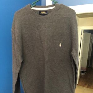 Polo Long Sleeve Grey. Large